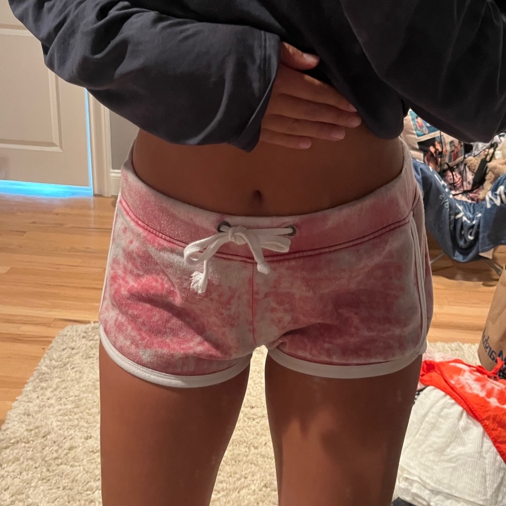 Women's Pink Tie-Dye Shorts